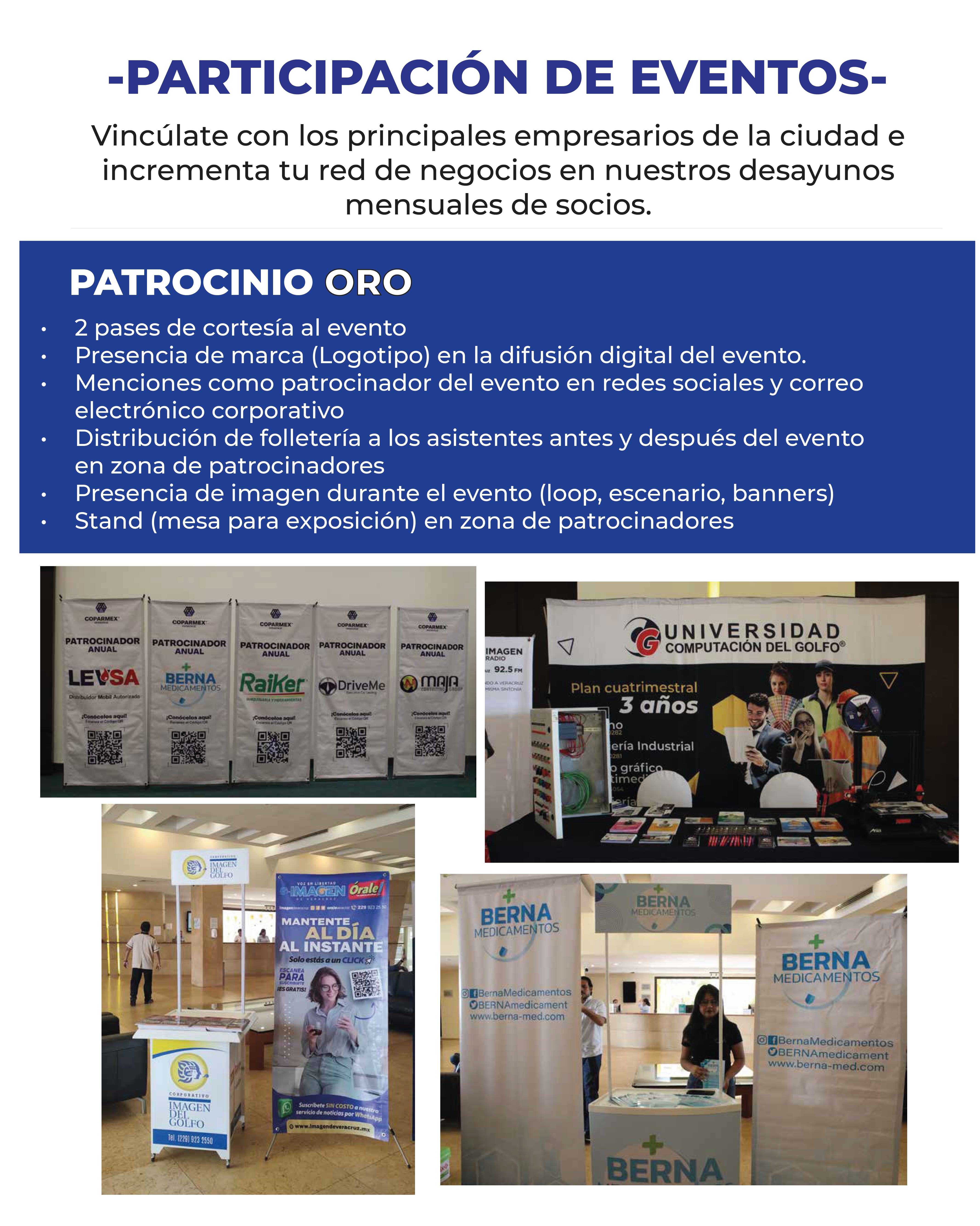 Patrocinio ORO COPARMEX